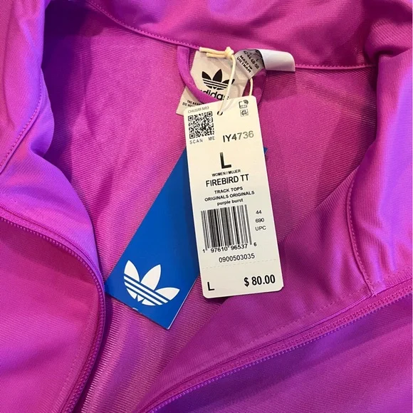 ADIDAS Women’s Purple Burst Firebird Track Jacket - Picture 6 of 6